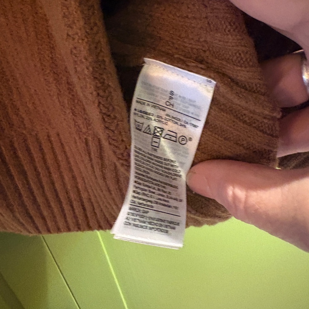 GAP cashsoft Brown Knit Vest sweater size S - Picture 4 of 4